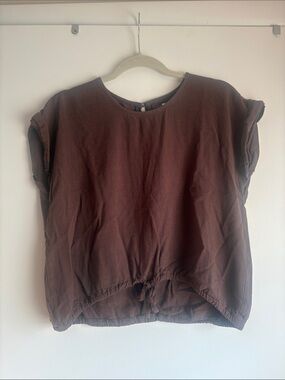 Tie front shirt